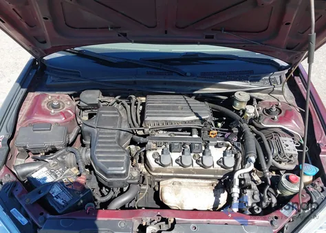 2004 Honda Civic Ex z USA, uszkodzony, nr VIN 2HGES25774H596485